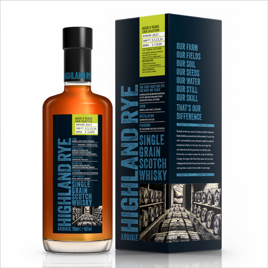 Highland Rye Single Grain Scotch Whisky Release 2