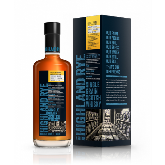 Highland Rye Single Grain Scotch Whisky Release 1